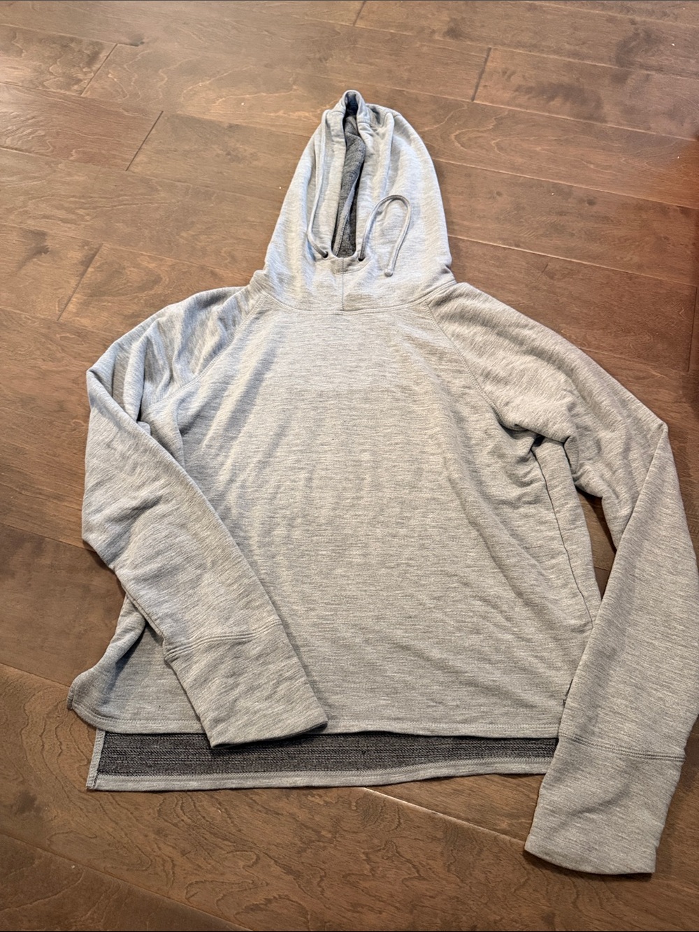 Reebok Light Gray Hooded Sweatshirt